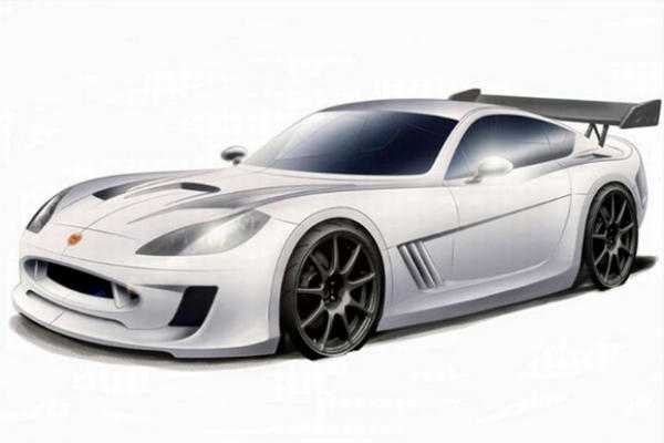 Эскизы спорткара Ginetta G55