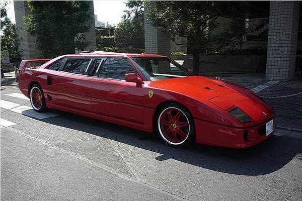 Лимузин на основе Ferrari F40