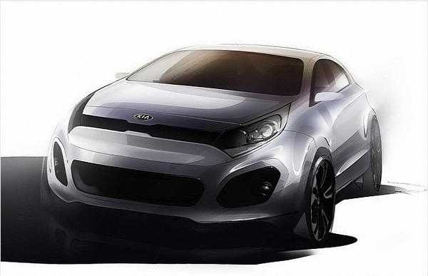 Набросок Kia Rio