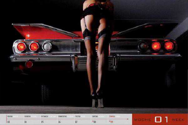 Календарь Girls & Legendary US-Cars - 2011