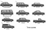 Типы автомобильных кузовов