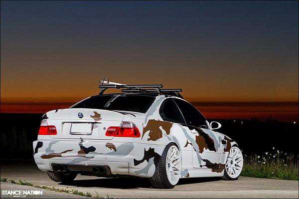 BMW M3 примеряет арктический костюм
