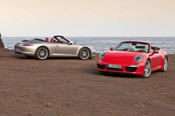 Кабриолет Porsche 911 2012 года 